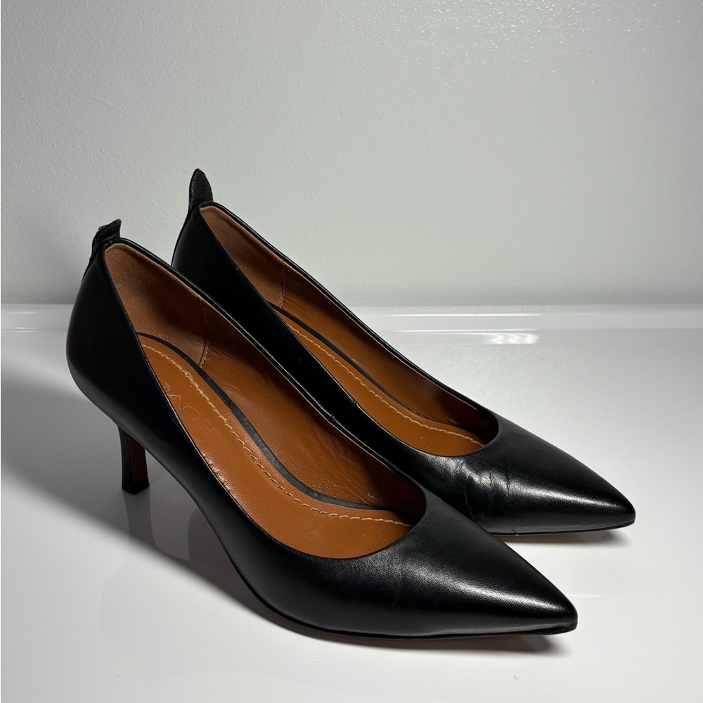 Classy Coach Black Heels